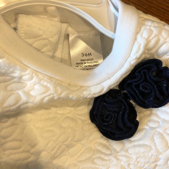 White & Navy Sets Baby Girl - Picture 6 of 8